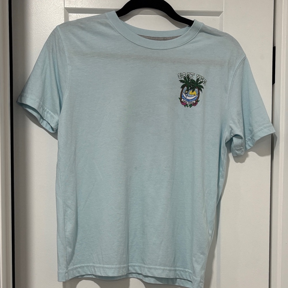 Goat Light Blue Graphic T-Shirt